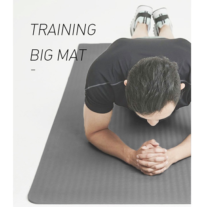 Ảnh Thảm tập yoga 2 lớp 6mm Rhino MM901 cao su non TPE siêu bám, chống trượt, tập gym, thể dục tại nhà 1