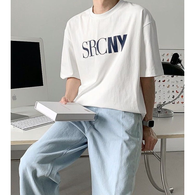 Áo thun Stee Cổ tròn SRCNY Localbrand ICVCVNI  Unisex