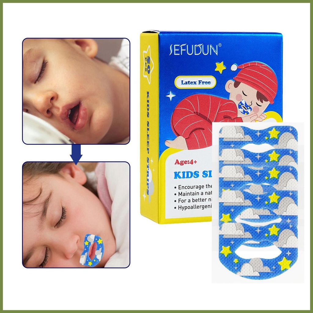 Set 50 Miếng Dán Miệng Khi Ngủ Bảo Vệ An Toàn Cho Bé