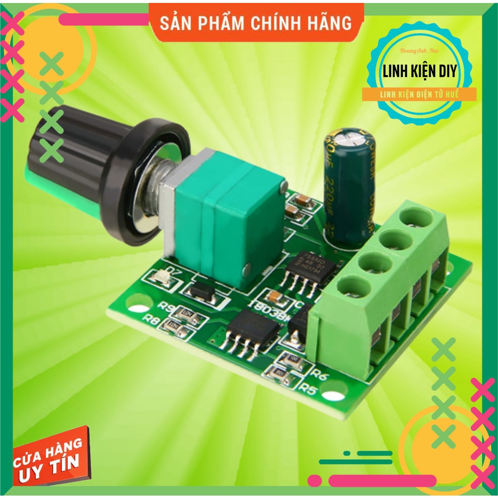 DC 1.8V 3V 5V 6V 12V 2A PWM Regolatore Di Velocà Del Motore - Foto 2
