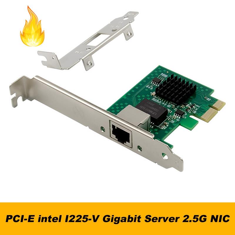 Card Mạng PCI-E I225-V Gigabit Server PCI-Express X1 Cổng Đơn  Ethernet  Server Thẻ | Shopee Việt Nam