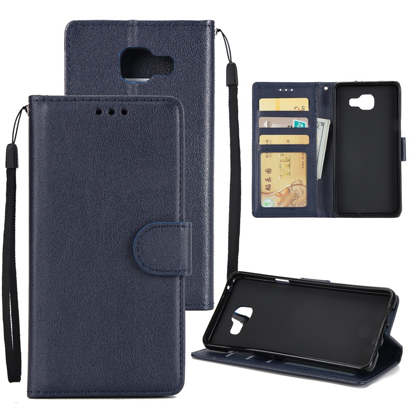 Dành Cho Samsung Galaxy A3 A5 A7 2016 2017 J2pro 2018 Grand prime pro J250 A320 A520 A720 A310 A510 A710 Flip Cover Ví Da Có Khe Cắm Thẻ Đứng Silicon