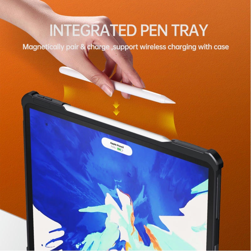 Ốp Bảo Vệ Máy Tính Bảng Có Ngăn Đựng Bút Và Giá Đỡ Cho Ipad 10 (2022) Air 5 Pro 11 '', 12.9 '' Mini 6
