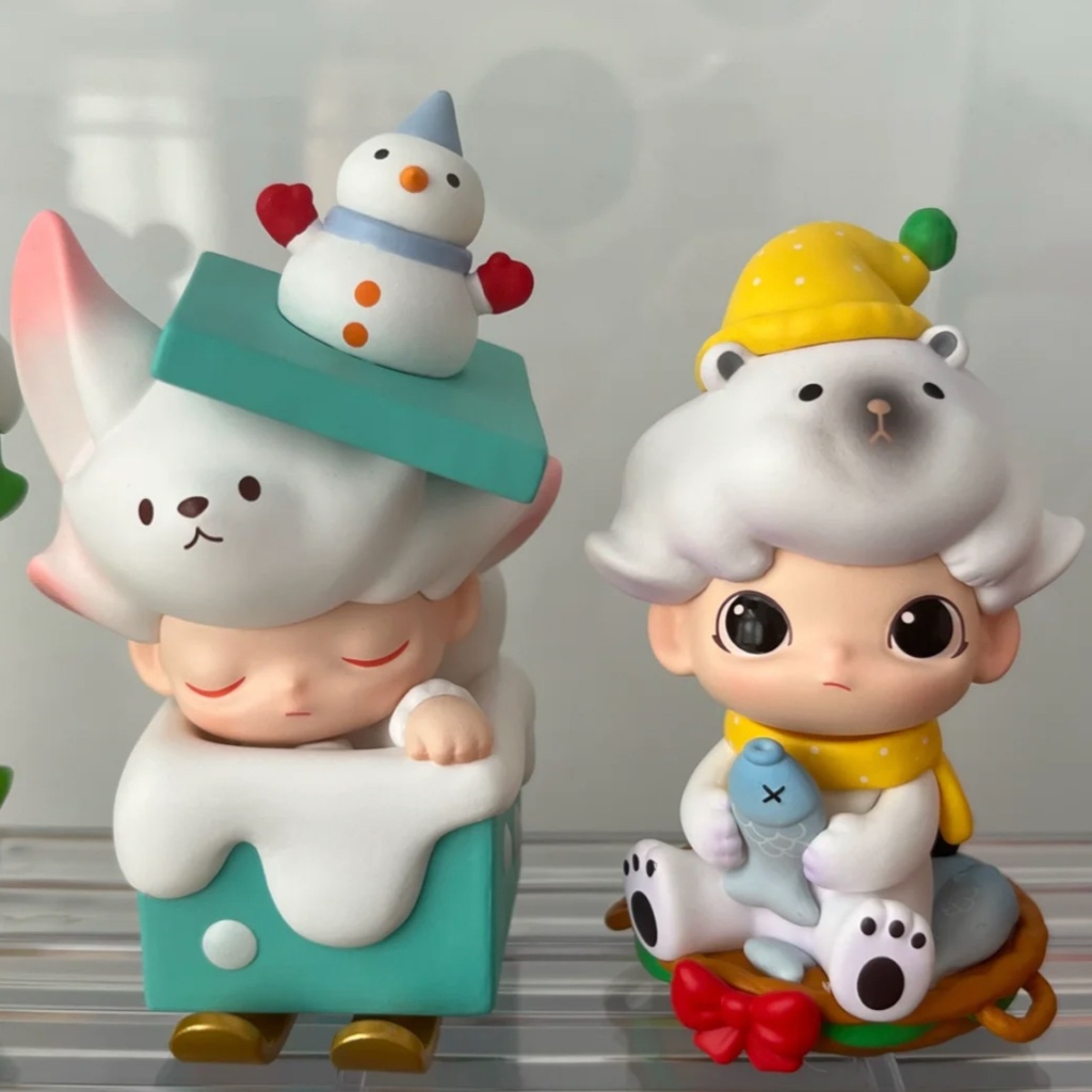 [Chính hãng] POPMART Dimoo Christmas Series 2020 được xác nhận Đồ trang trí hình búp bê Shopee