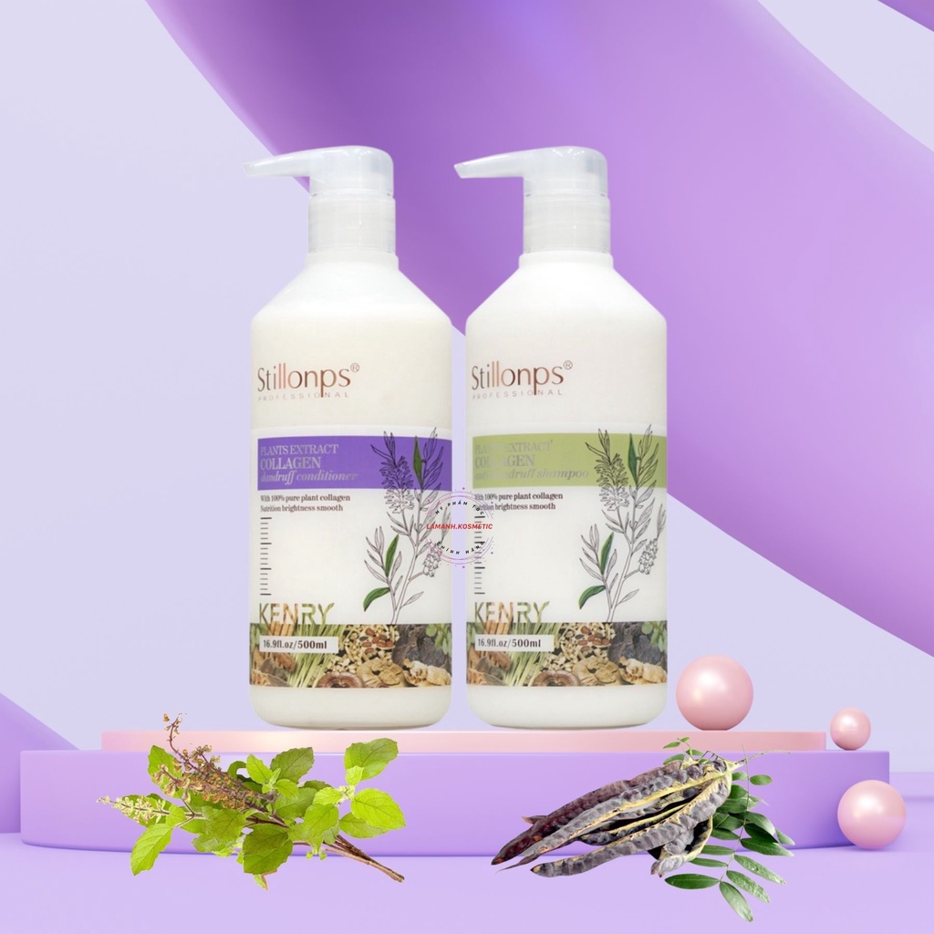 Dầu Gội Xả Stillonps Kenry 500ml/1000ml | Chăm Sóc Tóc Dịu Nhẹ, Mềm Mượt Dễ Chải.