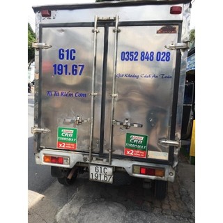 cắt chữ số biển số xe tải dán xe - theo yêu cầu