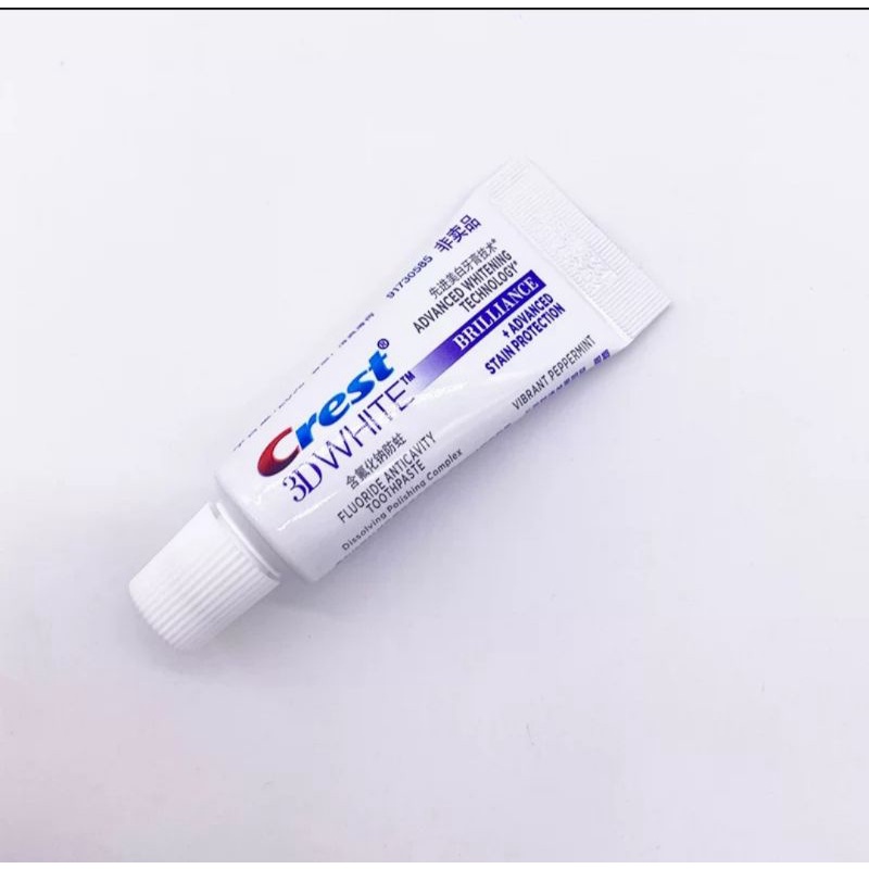 Kem đánh răng Crest 3D White 20g bản Trung - Bảo vệ răng giúp răng trắng sáng và hơi thở thơm mát