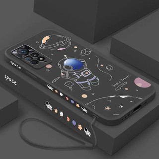 ốp lưng Redmi note 11 Redmi note 11 pro Redmi note 11s Ốp Điện Thoại Silicone TPU In Hình Phi Hành Gia Kèm Dây Đeo Cho Redmi note 11 Redmi note 11 pro Redmi note 11s
