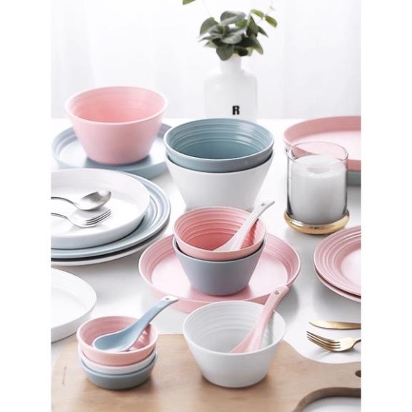 [Set lẻ] Bộ bát đĩa gốm Macaron cao cấp - Bắc Âu | Shopee Việt Nam