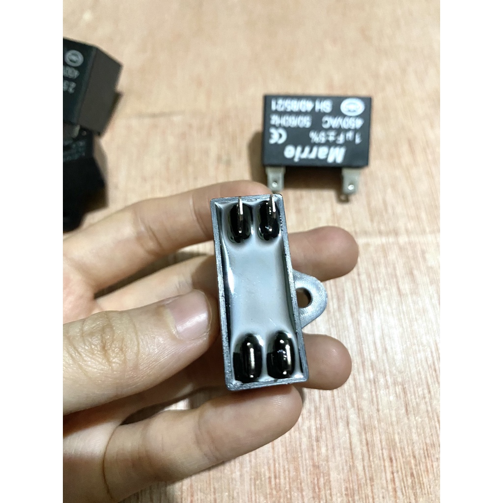 (VTĐL)Tụ quạt Marrie 1uf 1.5uf 2uf 2.5uf 450V loại tốt