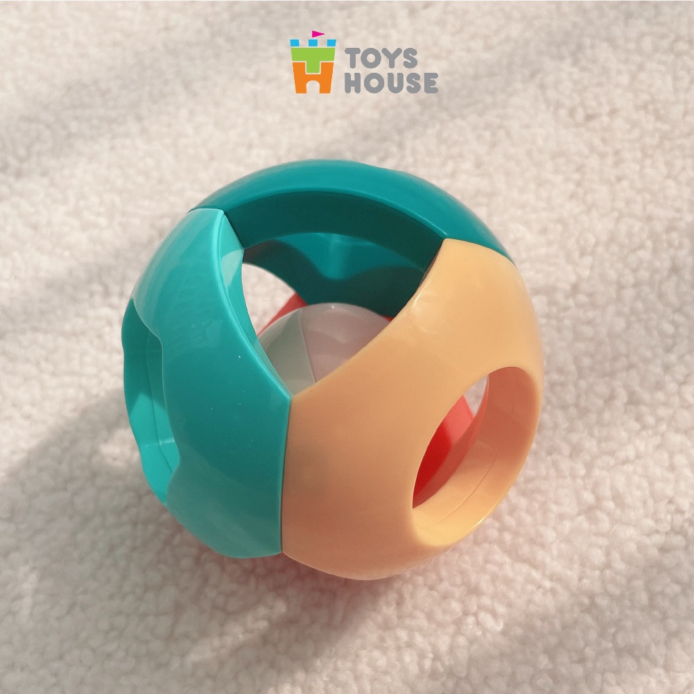 Ảnh Bóng lục lạc cho bé tập bò - tập cầm nắm ToysHouse HE0142 - đồ chơi cho bé 6 tháng 4