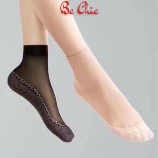 Tất nữ, combo 10 đôi tất giấy phong cách mới T788 thấm hút mồ hôi cực tôt BC_CHIC LINGERIE