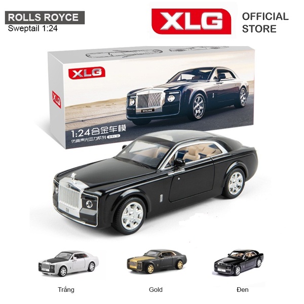 Ảnh Xe mô hình Rolls Royce tỷ lệ 1:24 XLG dài 22cm 2