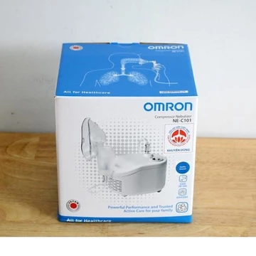 [ Hàng Chính Hãng ] Máy Xông Mũi Họng Omron NE-C101 Hàng Nhật Bản - Máy Phun Khí Dung Cho Trẻ Em và Người Lớn,Hỗ Trợ Điề