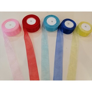 Ruy Băng Voan 4cm Đẹp Làm Đồ Trang Trí, Làm Nơ, Gói Quà, Phụ Kiện Handmade Pinky Shop