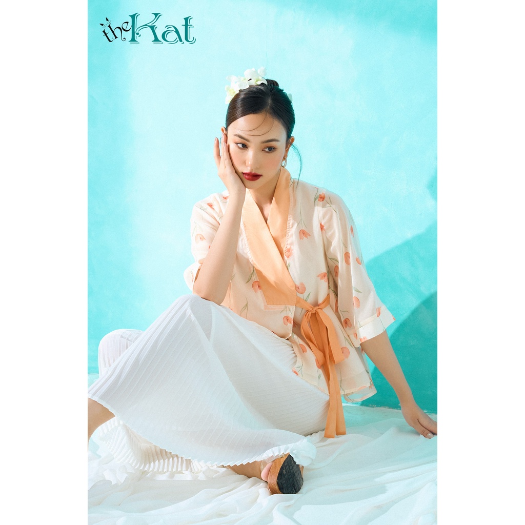 Áo Hanbok Hoa The Kat House, BST Tết, vải tơ Hàn mịn mát, không nhăn, nhiều size
