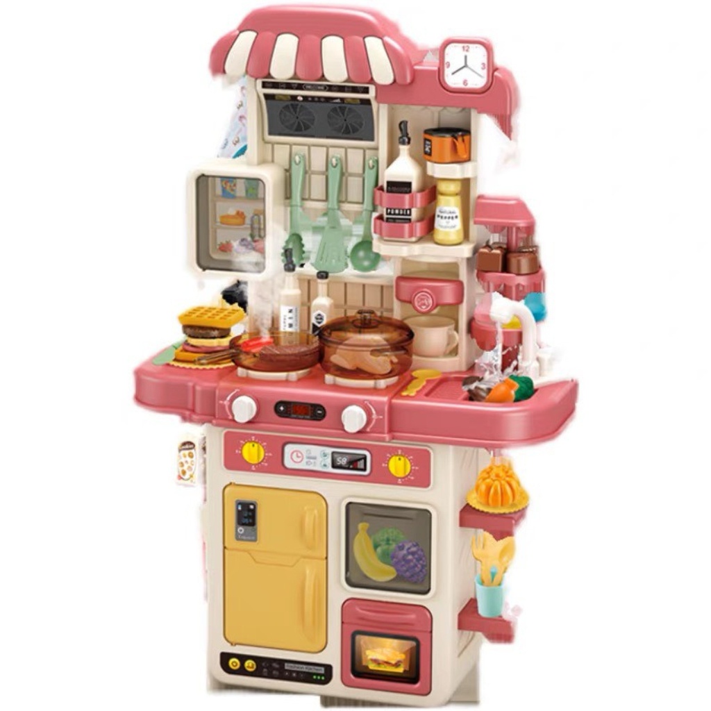Ảnh Bộ đồ chơi nhà bếp cao cấp cỡ lớn 72cm  có âm thanh, hiệu ứng hơi nước, lửa 2