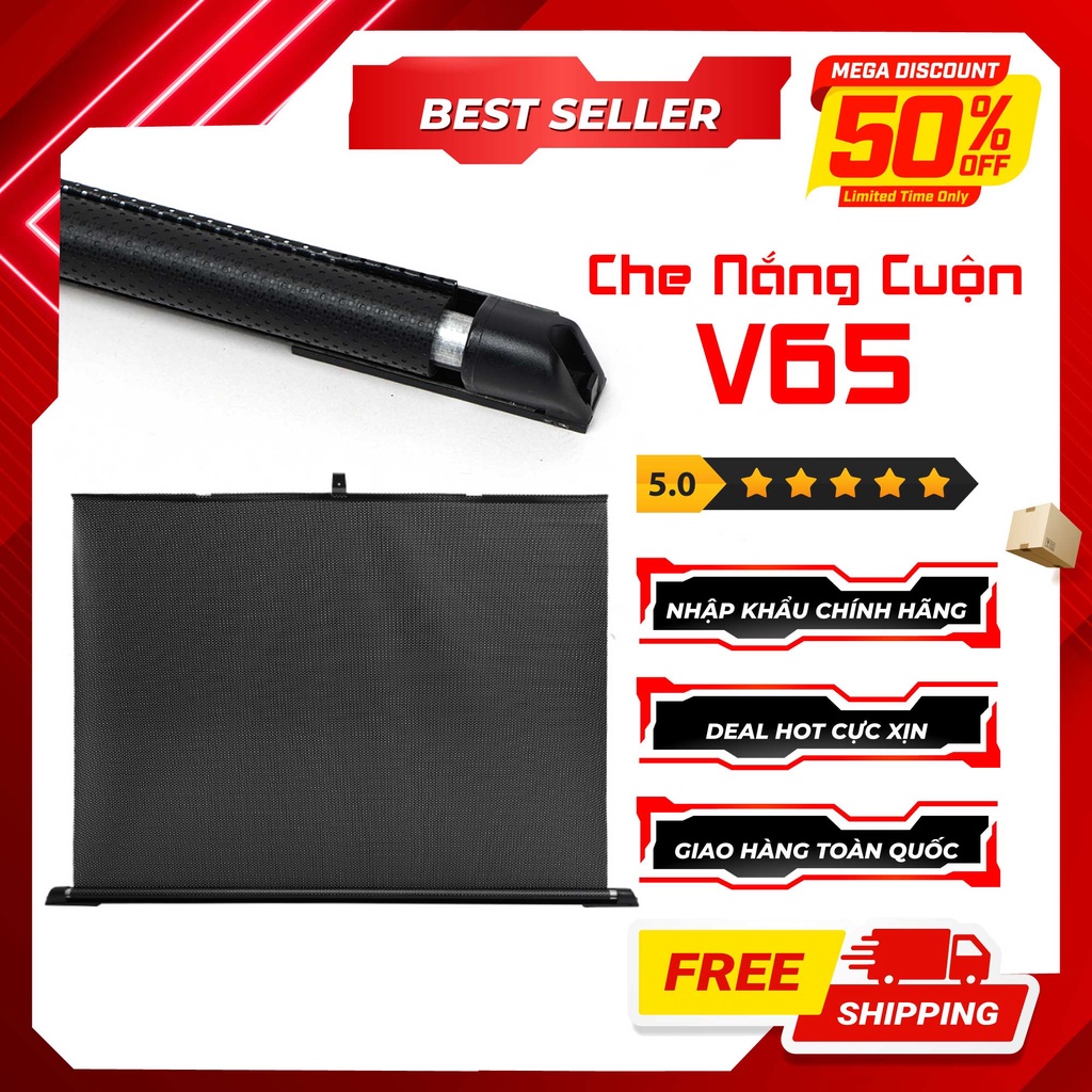 Che Nắng Ô Tô Cuộn Thông Minh CIND V65 (65x55 cm)
