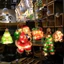 Đèn LED trang trí Giáng sinh, treo tường decor Noel nhiều màu sắc rực rỡ