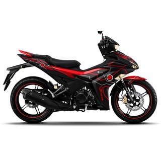 Tem Trùm Exciter 155 Đỏ Đen Apido,Team Decal Ex155