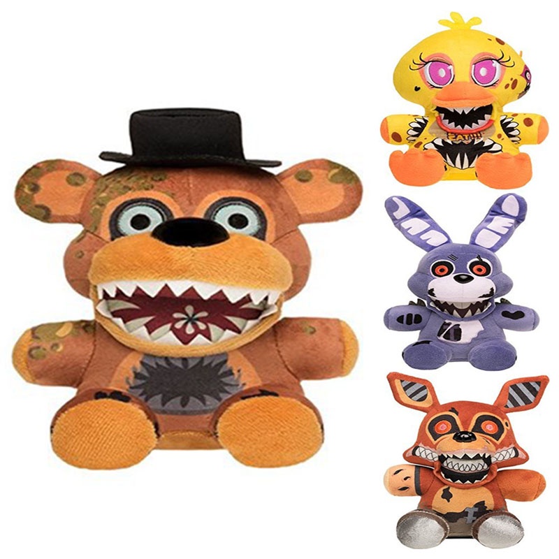 Freddy 's Friends Fnaf Đồ Chơi Sang Trọng Thú Nhồi Bông Mềm Chica Bonny Foxy Quà Tặng Trẻ Em