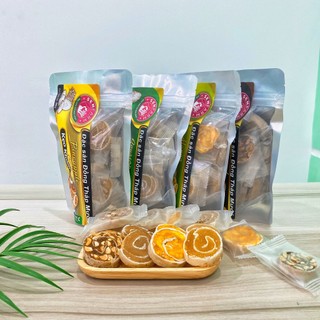 COMBO 4 bịch kẹo trái cây cuộn (bánh trái cây cuộn) bánh tráng Senfarm - 100g/bịch