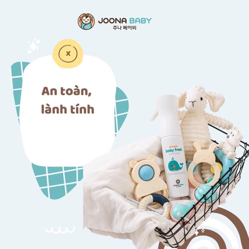 Xịt diệt khuẩn, Tiệt trùng, rửa bình sữa Baby Fresh Joona Baby chai 55ml 300ml