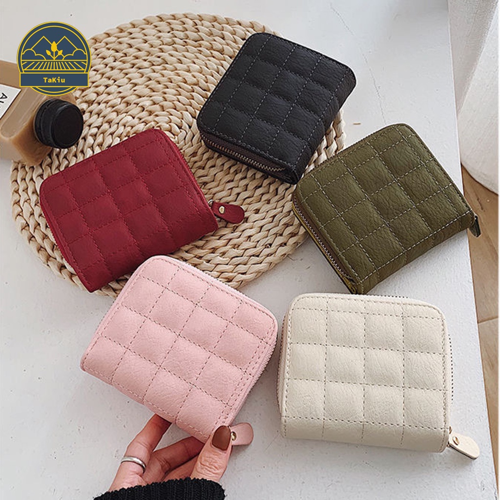Ví Nữ Mini Nhiều Ngăn Cầm Tay Nhỏ Gọn Phong Cách Retro Hàn Quốc VN06
