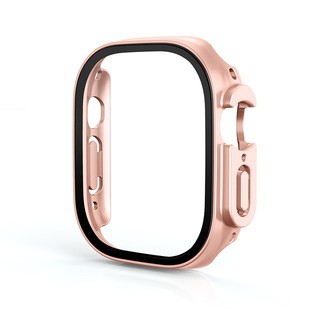 Vỏ PC cứng Kính cường lực bảo vệ màn hình Vỏ bảo vệ cho Apple Watch iwatch Ultra 3 2 49mm