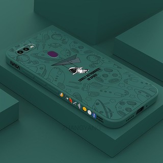 ốp lưng oppo a5s a12 a7 f9 Ốp Điện Thoại Silicone TPU Mềm Họa Tiết Phi Hành Gia Có Dây Đeo Cho oppo a5s a12 a7 f9