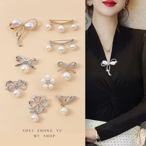 Bộ Ghim Cài Áo / Váy / Áo Cardigan Cố Định Chống Ánh Sáng Cao Cấp Thời Trang Cho Nữ