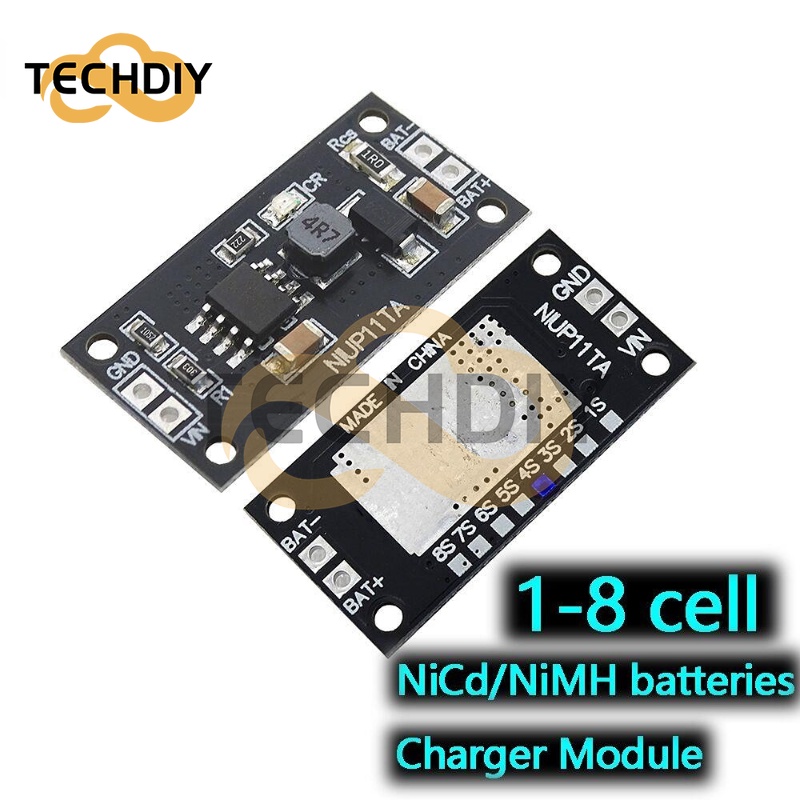 Caricabatterie Intelligente NiMH/NiCd 4.8V-12V Per Auto RC, Aerei E Airsoft - 500mA