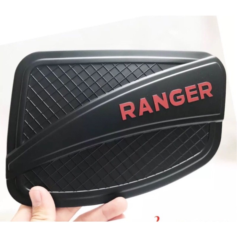 Ốp tay cửa, hõm cửa ô tô Ford Ranger 2016- 2021, MẪU MẠ,NHỰA ĐEN ABS cao cấp