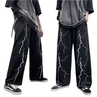 Quần Jogger Nam Nữ Thể Thao Dài Vải Thun Co Giản 4 Chiều Thiết Kế tia chớp Trẻ Trung Năng Động K1