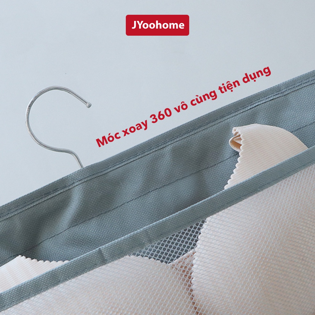 Túi Treo Đồ Lót JYoohome 2 Mặt 30 Ngăn Túi Đựng Tất Vớ Áo Lót 2 Dây Tiện Lợi Giỏ Túi Xách