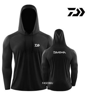 Áo Hoodie nam chống nước Auti-UV Kem chống nắng Shimano Quần áo câu cá Daiwa Thoáng khí Đi bộ đường dài Cắm trại Thể thao Áo khoác câu cá