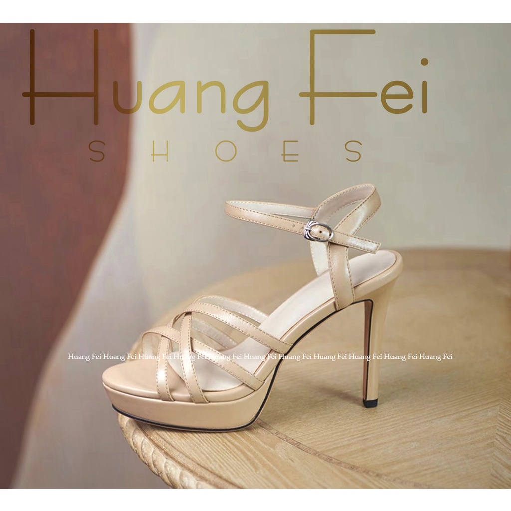 Giày đúp mũi gót cao 12cm mã HF37 dây quai kiểu sang chảnh