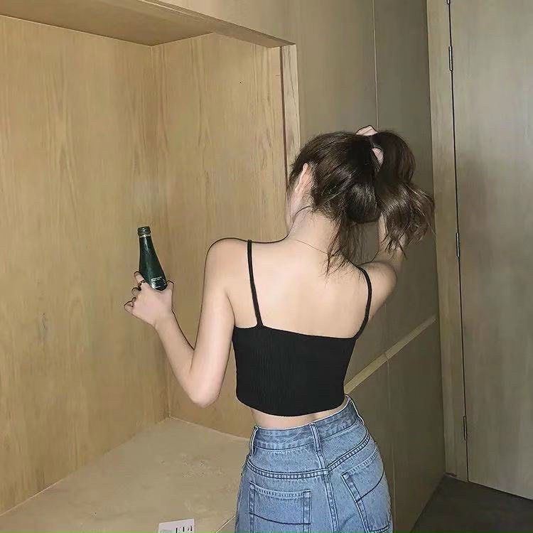 Áo Bra 2 Dây Len Tăm Có Đệm Ngực 6703