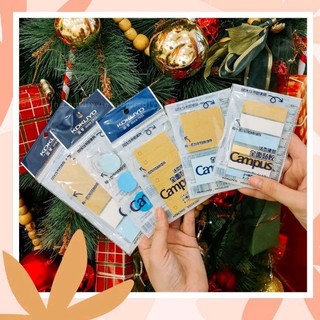 SET STICKYNOTE GÀI VÀO SỔ A5/B5/A4 (20/26/30 LỖ)