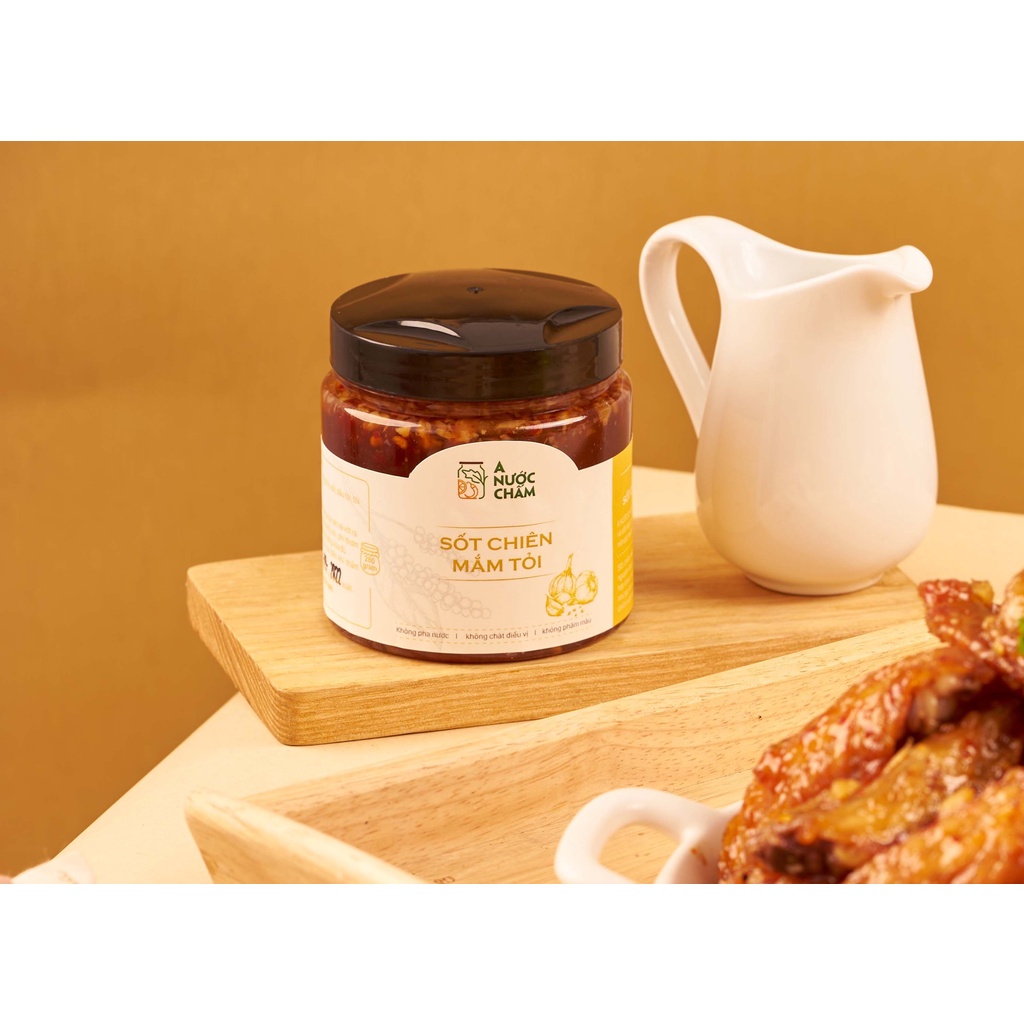 Combo sốt tôm khô và sốt chiên mắm tỏi, dùng trộn mì, chiên nước mắm đủ món