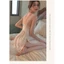 SX936 Váy ngủ lụa Sexy gợi cảm KELLY WANG phối ren mềm mịn