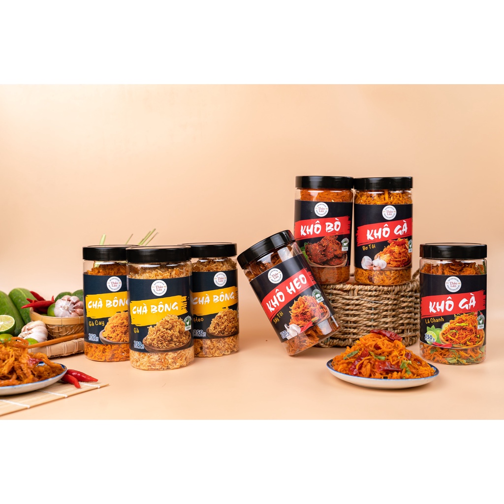 CHÀ BÔNG GÀ THƯỢNG HẠNG THẢO LÀN FOODS 250g