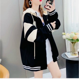 (TÚI TRONG ) ÁO KHOÁC NỈ HODDIES CỔ TRÙM ĐẦU LOGO THÊU PHONG CÁCH THU ĐÔNG GIỮ ẤM CƠ THỂ - NÓN TO CHỐNG NẮNG