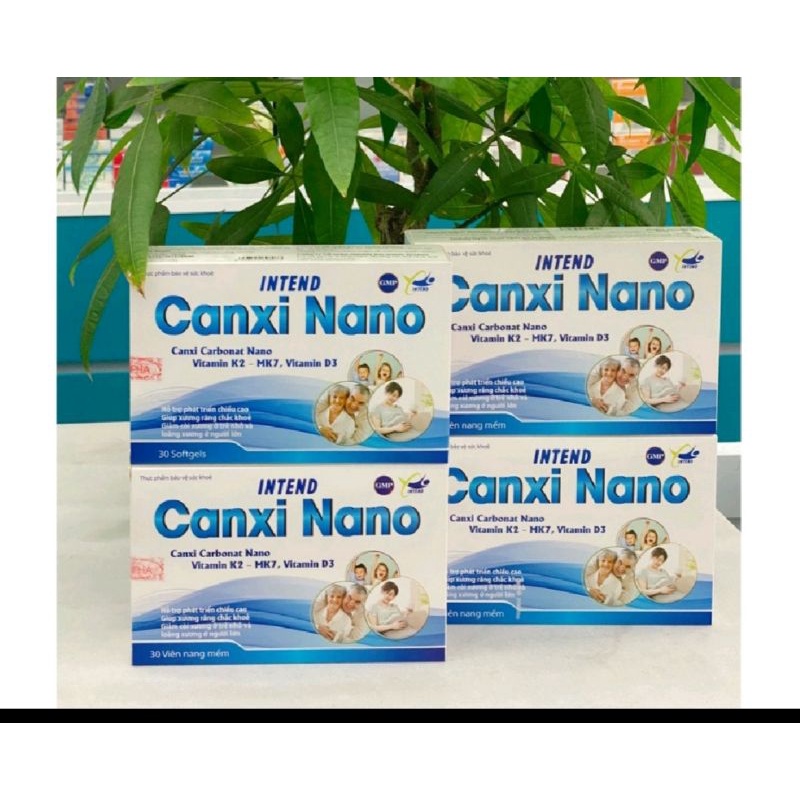 (Chỉ 1 Viên Mỗi Ngày) Canxi Nano - Giúp Bé Phát Triển Chiều Cao, Tốt Cho Mẹ Bầu, Người Loãng Xương, Người Bị Chuột Rút