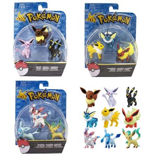 Bộ Sưu Tập 3 Mô Hình Nhân Vật Pokemon Go Eevee Evolution