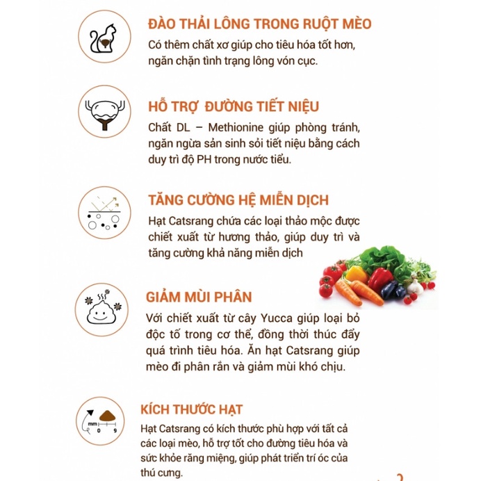 [400gram] CATSRANG - Thức ăn hạt Cho Mèo Mọi Lứa Tuổi Catsrang 400gram nhập khẩu Hàn Quốc