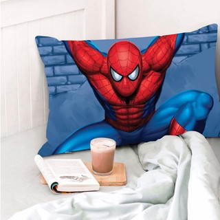 Siêu Anh Hùng Người Nhện Một Mặt In Hình Polyester Hình Chữ Nhật Gối Phòng Ngủ Sofa Nhà Trang Trí Gối