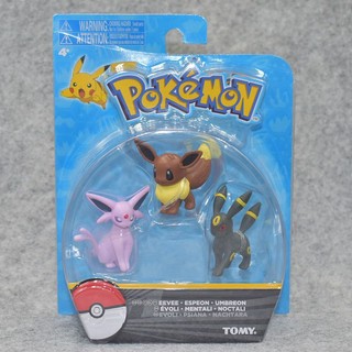 Bộ Sưu Tập 3 Mô Hình Nhân Vật Pokemon Go Eevee Evolution