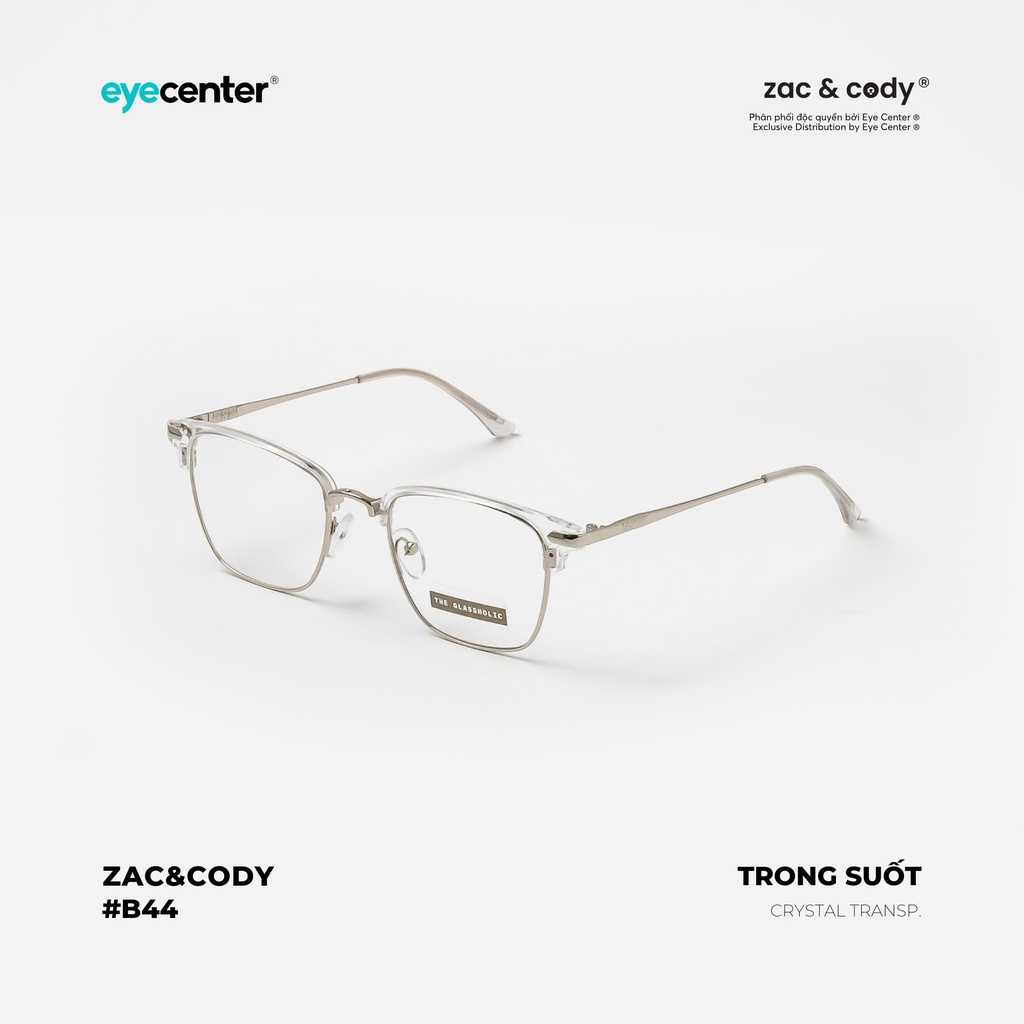 Ảnh Gọng kính cận nam nữ chính hãng ZAC & CODY B44S kim loại chống gỉ nhập khẩu by Eye Center Vietnam 4