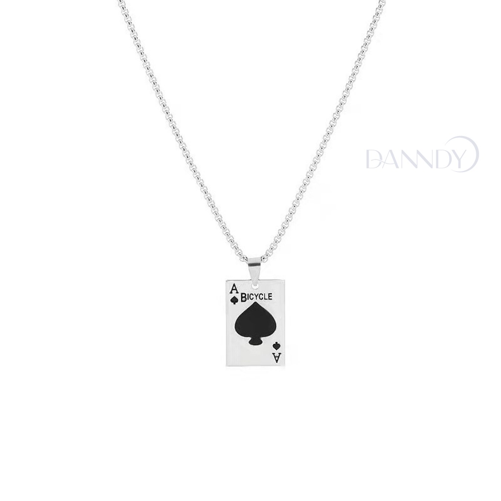 Dây chuyền cặp đôi nam nử.dây chuyền cặp .dây chuyền thần bài cá tính .dây chuyền titanium ngầy cá tính.